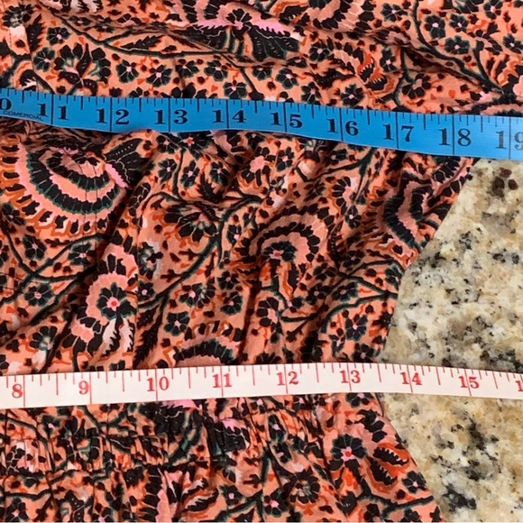 A.L.C. NewNoTags Long Sleeve Vibrant Printed Orange and Black Multi Floral Dress - Picture 11 of 17